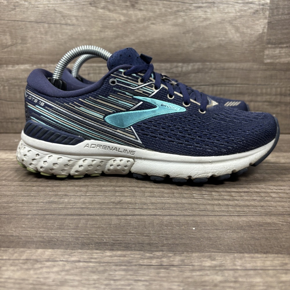 Brooks Adrenaline GTS 19 Blue Womens US Size 6 1202841B450 Running Shoes
